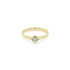 Gold Ring with Zircons