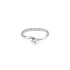 Gold Engagement Ring with Zircones