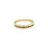 Gold Ring with Black Zircons