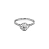 Gold Engagement Ring with Zircones