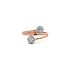 Ring made of Rose Gold with Zircones