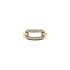 Gold Ring with Zircons