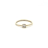 Gold Ring with Zircon