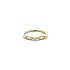 Gold Engagement Ring with Zircon