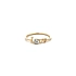 Gold Ring Love with Zircon