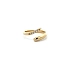 Gold Ring with Zircons
