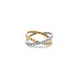 Luxury Two-tone Ring in Harmony of Yellow and White Gold