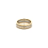 Ring with Zirconias in Gold Combination