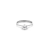 Engagement Ring with White Gold Zircon