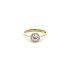 Gold Ring with Zircons