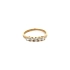 Gold Ring with Zircons