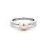 Ring with White Gold Pearl