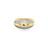 Gold Ring with Zircons