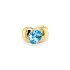Gold Ring with Blue Stone