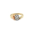 Gold Ring with Zircons