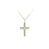 Pendant Cross of Combined Gold