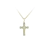 Pendant Cross of Combined Gold