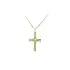 Pendant Cross of Combined Gold