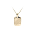 Gold Pendant Plate for Engraving