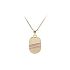 Gold Pendant Plate for Engraving