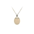 Gold Pendant Plate for Engraving