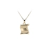 Gold Parchment Pendant for Engraving
