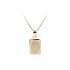 Gold Pendant Plate for Engraving