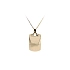 Gold Pendant Plate for Engraving