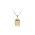 Gold Pendant Plate for Engraving