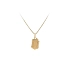 Gold Parchment Pendant for Engraving