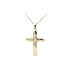 Pendant Cross of Combined Gold