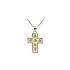 Pendant Cross of Combined Gold