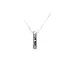 Pendant with White Gold Zircons