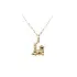 Gold Pendant Locomotive