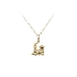 Gold Pendant Locomotive