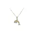 Pendant Dolphin made of Combined Gold