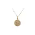 Gold Pendant Sign of the Scales