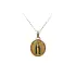 Gold Pendant Madonna Virgin Mary