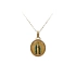 Gold Pendant Madonna Virgin Mary