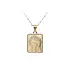 Gold Pendant Madonna Virgin Mary