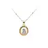 Pendant with Virgin Mary and Jesus Christ made of Combined Gold