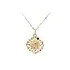 Gold Pendant Madonna Virgin Mary