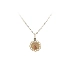 Gold Pendant Madonna Mary and Baby Jesus