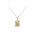 Pendant with Fine Relief of Virgin Mary on Golden Parchment