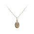 Gold Pendant Madonna Virgin Mary