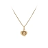 Gold Pendant Our Lady in the Heart of Faith