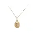 Gold Pendant Madonna Virgin Mary