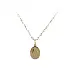 Gold Pendant Madonna Virgin Mary