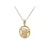 Gold Pendant Jesus Christ - Symbol of Humility and Love