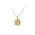 Gold Pendant for Christening - Symbol of Faith and Protection